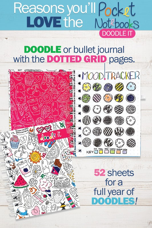 Doodle It Pocket Notebook Notebook   