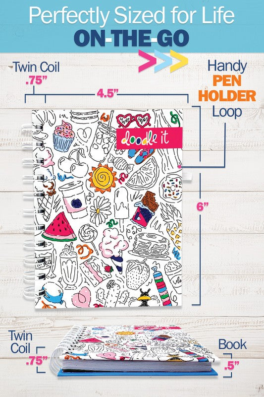 Doodle It Pocket Notebook Notebook   