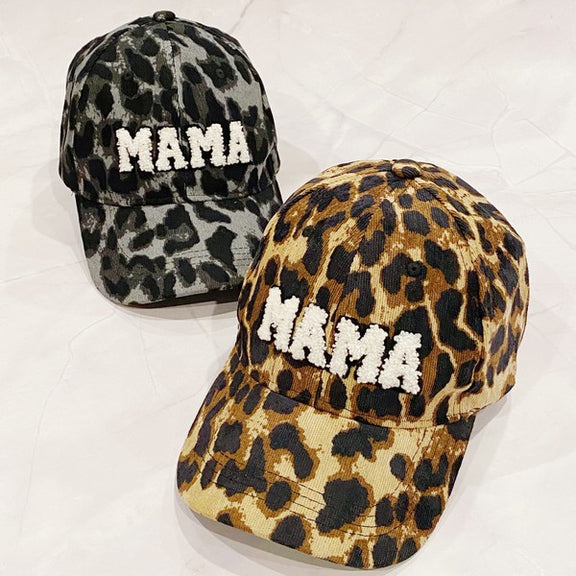 Wild Mama Corduroy Ball Cap Cap   