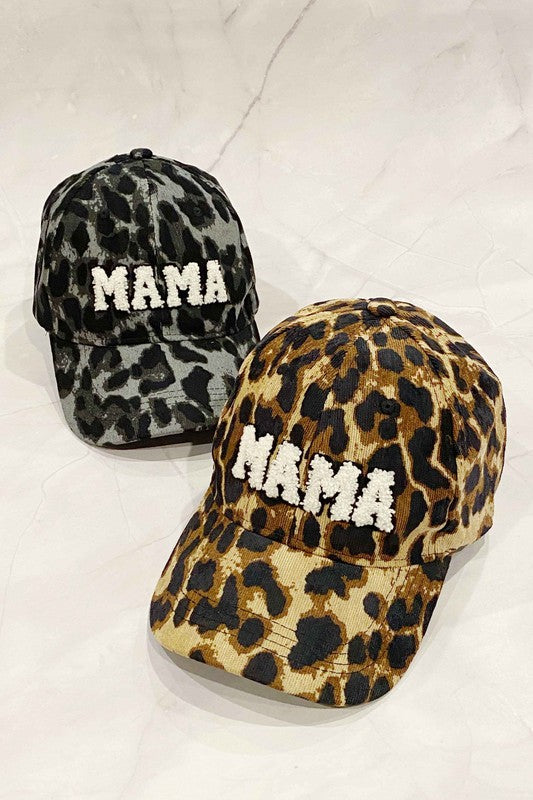 Wild Mama Corduroy Ball Cap Cap   