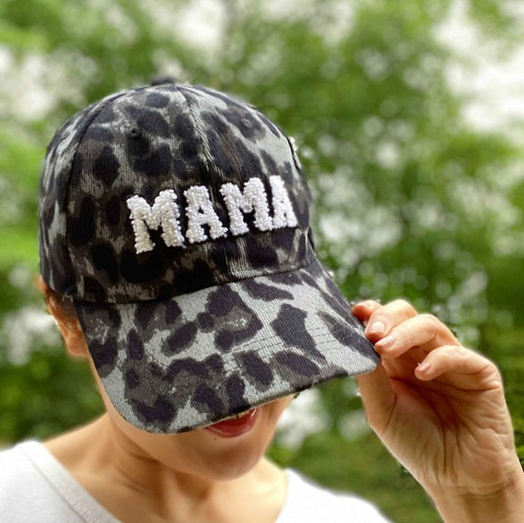 Wild Mama Corduroy Ball Cap Cap   