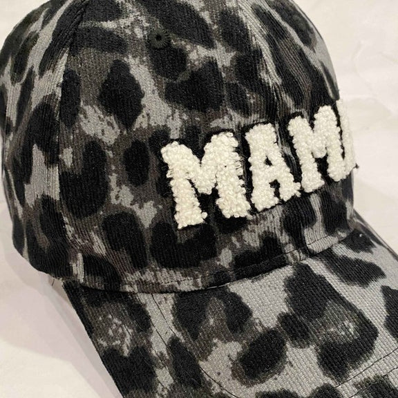 Wild Mama Corduroy Ball Cap Cap   