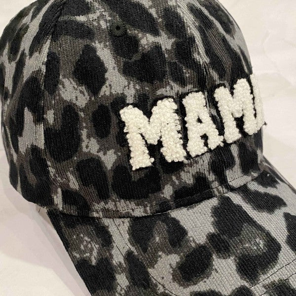 Wild Mama Corduroy Ball Cap Cap   