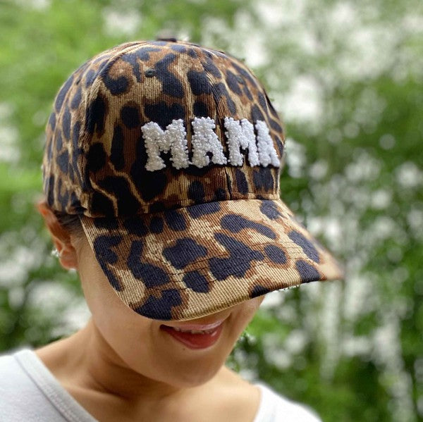 Wild Mama Corduroy Ball Cap Cap   