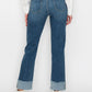 PLUS SIZE - HIGH RISE STRAIGHT JEANS Straight Leg Jean   