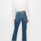 PLUS SIZE - HIGH RISE STRAIGHT JEANS Straight Leg Jean   