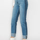 PLUS SIZE - HIGH RISE STRAIGHT JEANS Straight Leg Jean   