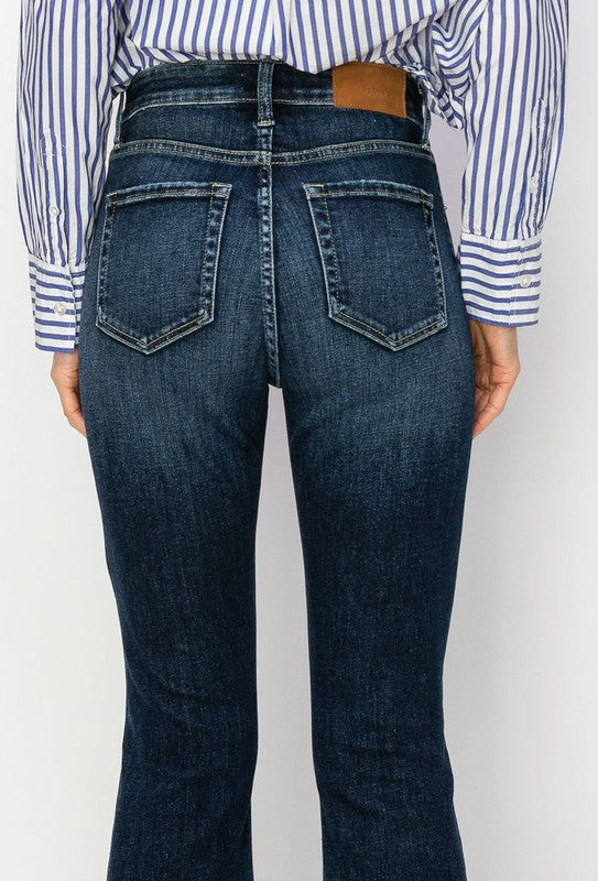 HIGH RISE WESTERN BOOT JEANS Boot Cut jeans   