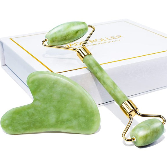 Jade Roller & Gua Sha Gift Box Jade Roller As shown One Size 