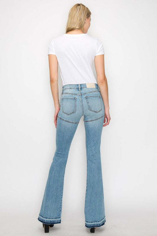 HIGH RISE SKINNY FLARE Flare Leg Jeans   