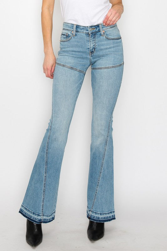 HIGH RISE SKINNY FLARE Flare Leg Jeans   