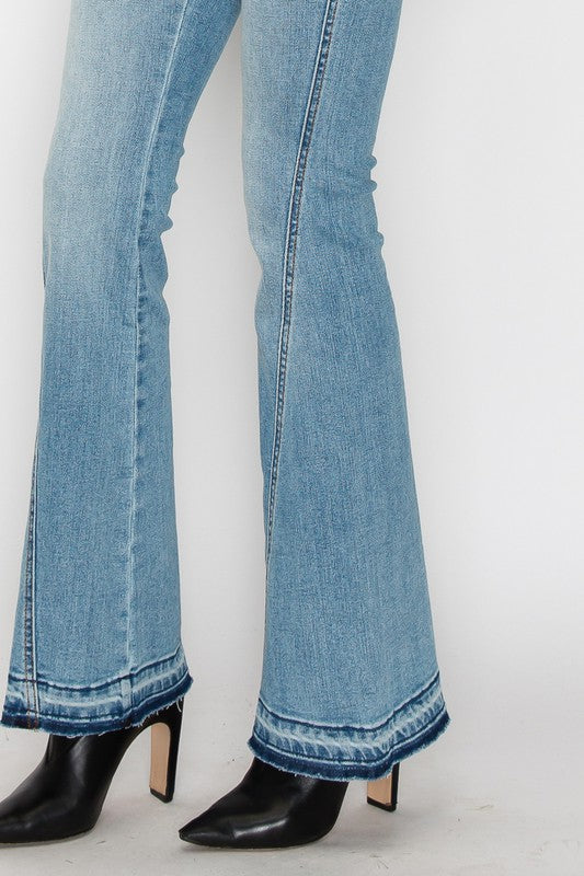 HIGH RISE SKINNY FLARE Flare Leg Jeans   