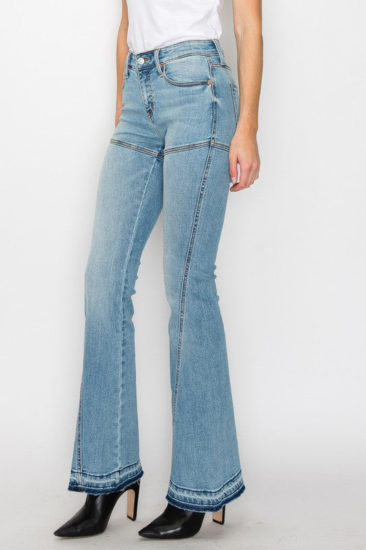 HIGH RISE SKINNY FLARE Flare Leg Jeans   