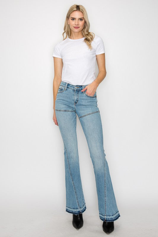 HIGH RISE SKINNY FLARE Flare Leg Jeans   