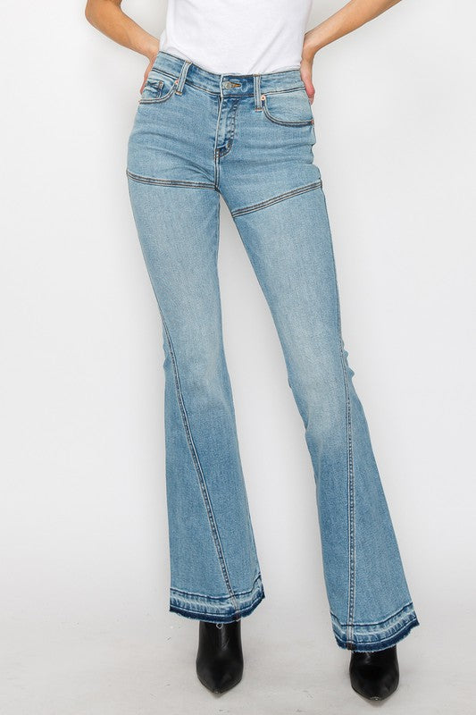 HIGH RISE SKINNY FLARE Flare Leg Jeans   