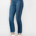 Edge Factor: High-Rise Slim Straight Jeans