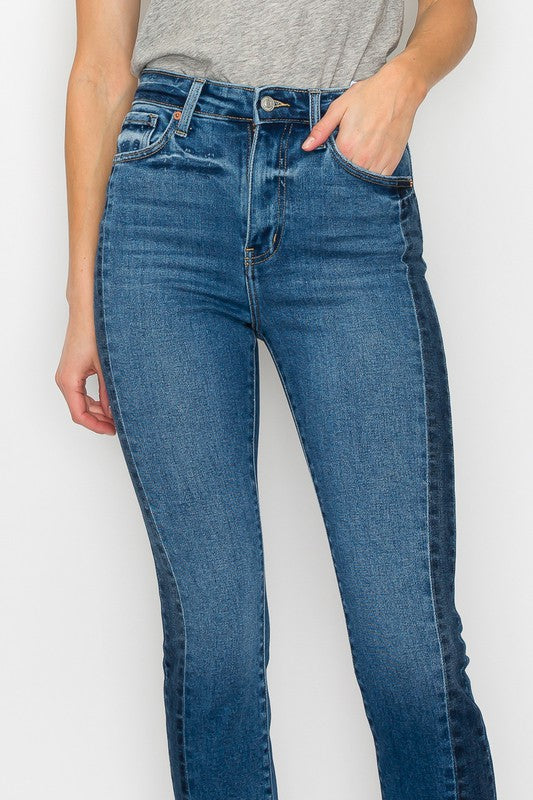 HIGH RISE SLIM STRAIGHT JEANS Straight Leg Jeans   