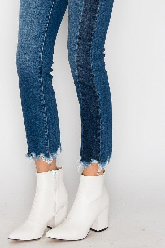 HIGH RISE SLIM STRAIGHT JEANS Straight Leg Jeans   