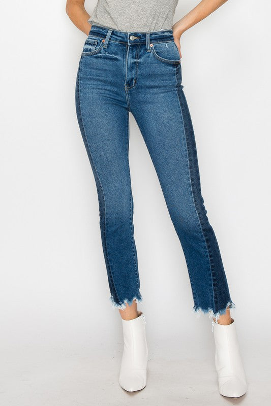 HIGH RISE SLIM STRAIGHT JEANS Straight Leg Jeans   