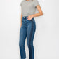 PLUS SIZE - HIGH RISE SLIM STRAIGHT JEANS Straight Leg Jeans   