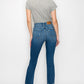 PLUS SIZE - HIGH RISE SLIM STRAIGHT JEANS Straight Leg Jeans   