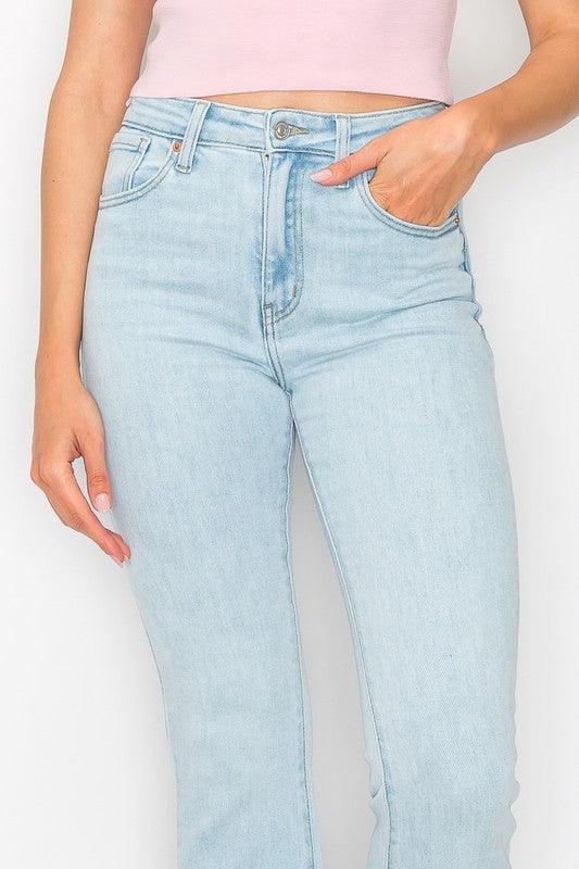 Curvy High-Rise Bootcut Jeans - Three Mad Hatters Mercantile 