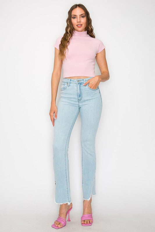 PLUS SIZE - HIGH RISE BOOT CUT JEANS Boot Cut jeans   