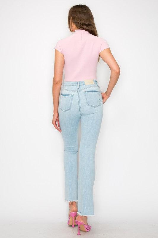 Curvy High-Rise Bootcut Jeans - Three Mad Hatters Mercantile 