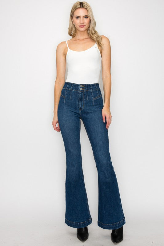 HIGH  RISE MODERN FLARE Flare Leg Jeans   