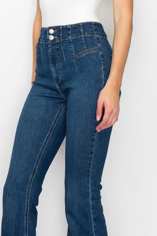 HIGH  RISE MODERN FLARE Flare Leg Jeans   