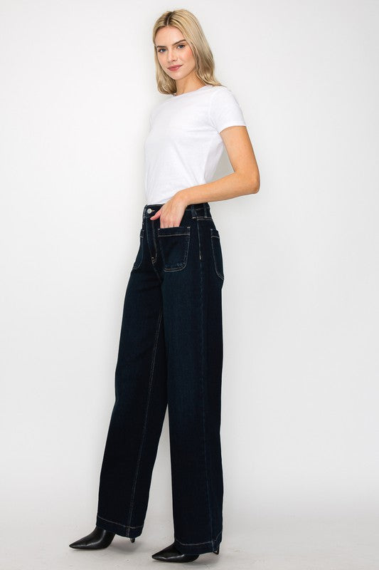 HIGH RISE MODERN WIDE Wide Leg Jeans   