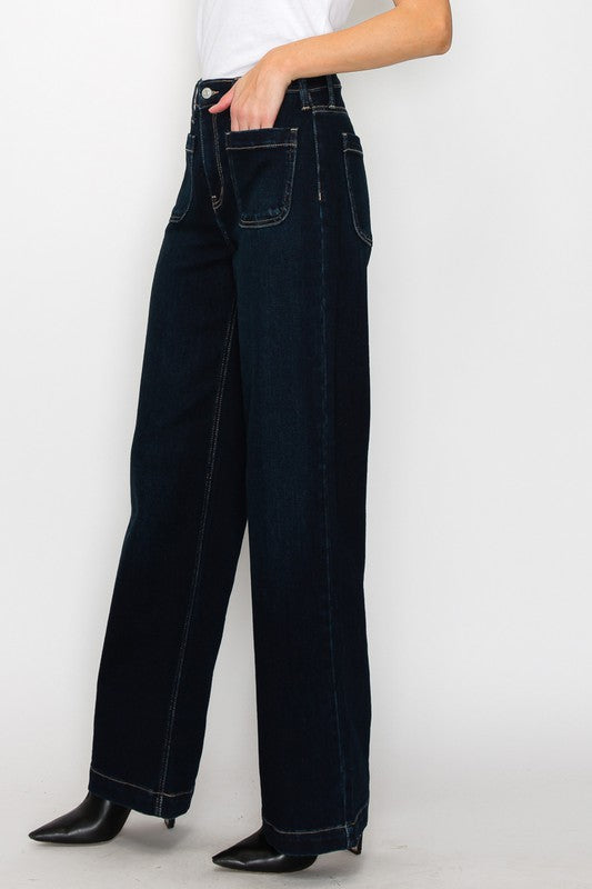 HIGH RISE MODERN WIDE Wide Leg Jeans   