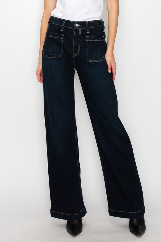 HIGH RISE MODERN WIDE Wide Leg Jeans   