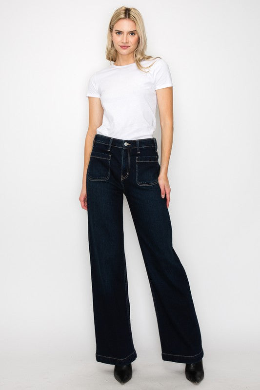 HIGH RISE MODERN WIDE Wide Leg Jeans   