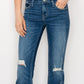 PLUS SIZE - LOW RISE STRETCH VINTAGE FLARE JEANS Flare Leg Jeans   