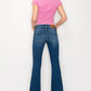 PLUS SIZE - LOW RISE STRETCH VINTAGE FLARE JEANS Flare Leg Jeans   