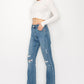 HIGH RISE SKINNY BOOTCUT WITH RELEASE HEM Bootcut Jeans   