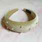 Silky Velvet Pearl Headband Headbands Creamed Honey OS 