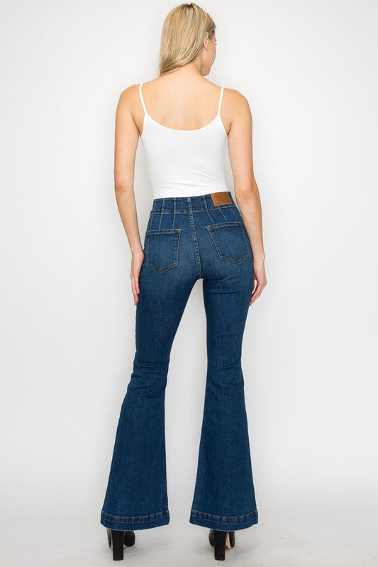 PLUS SIZE - HIGH  RISE MODERN FLARE JEANS Flare Leg Jeans   