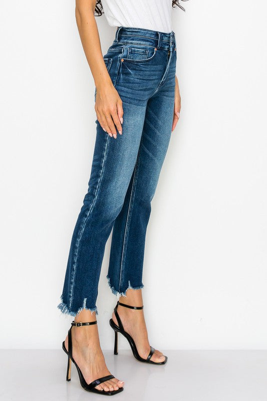 Curvy - High Rise Double Waist Band Jeans Jeans   