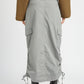 RUCHED MIDI CARGO SKIRT Maxi Skirt   