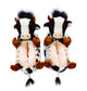 Howdy Cow - Women's Funny Animal Fuzzy Slippers Cow Slippers multicolor S 