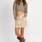 MINI SKIRT WITH SHORT HEM Mini Skirt   