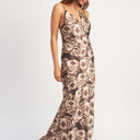 Elegant Edge: Asymmetrical Neck Maxi Dress