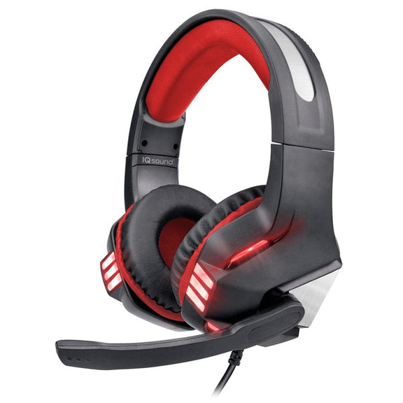 Supersonic Pro-Wired Gaming Headset with Stereo Gaming Headset Red One Size 