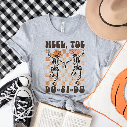 Heel Toe Do-Si-Do Short Sleeve Graphic Tee Fall Graphic Tee H Grey XS 