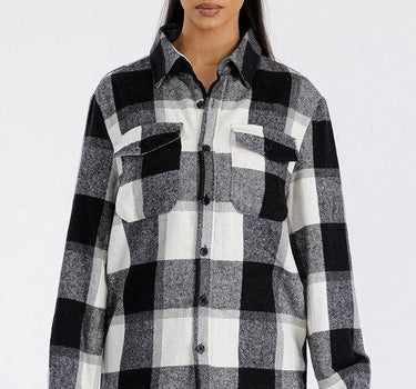 Boyfriend Oversized Soft Flannel Shacket