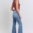 Judy Blue Raw Hem High Rise Bootcut Jeans