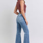 Judy Blue Raw Hem High Rise Bootcut Jeans Womens Jeans