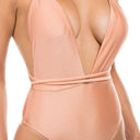 Sultry Waves: Crisscross Cut-Out One-Piece Swimsuit